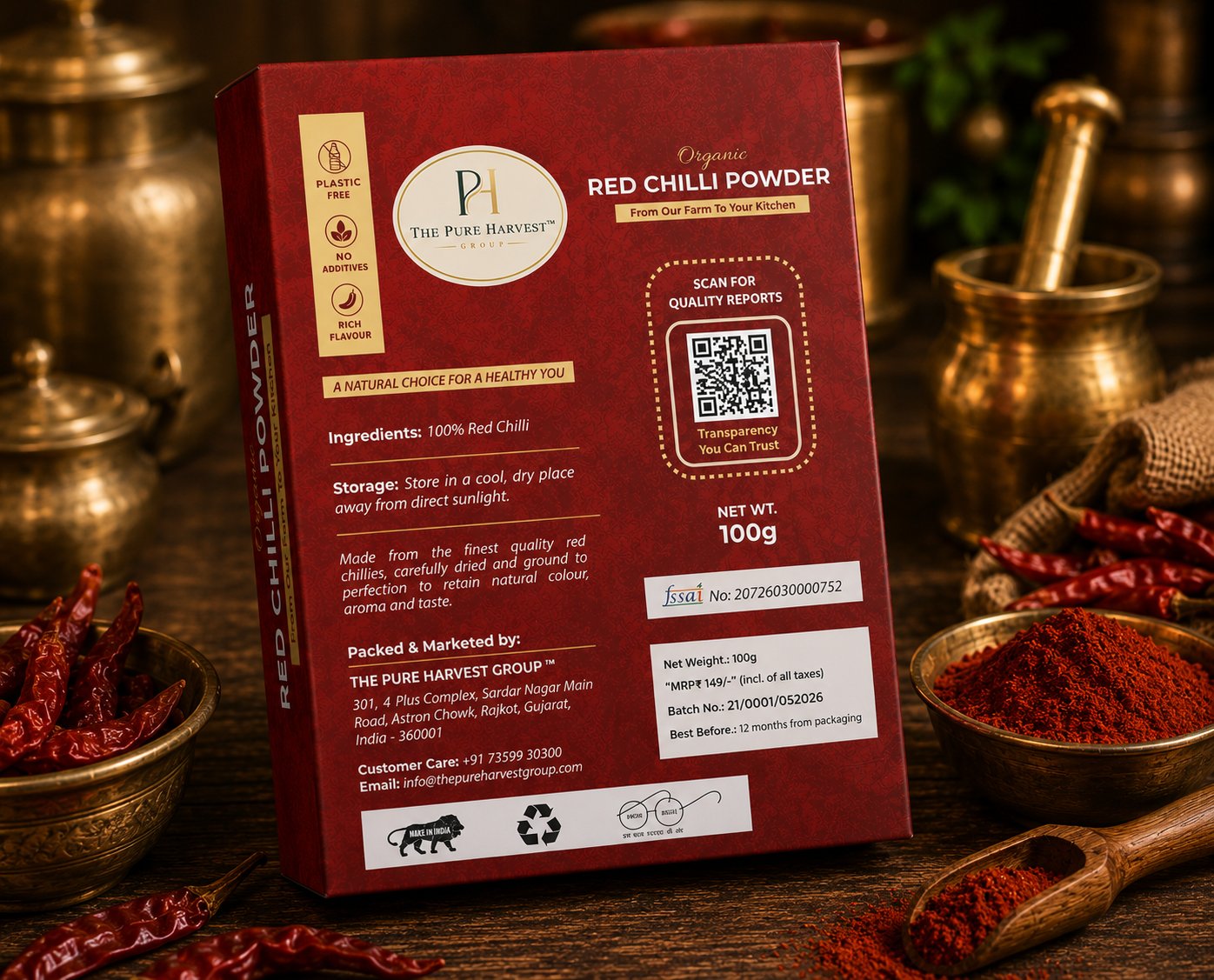 ORGANIC CHILLI POWDER