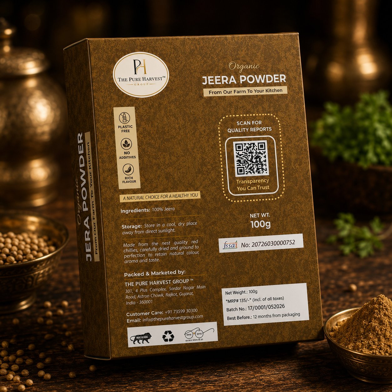ORGANIC JEERA POWDER