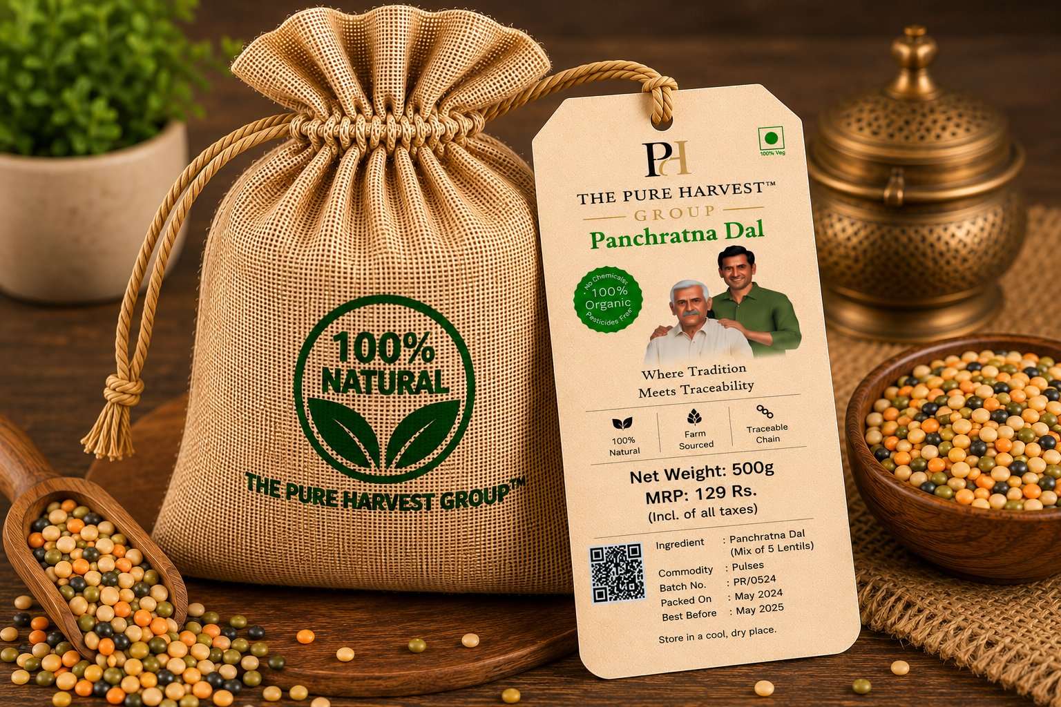 ORGANIC PANCHRATNA DAL