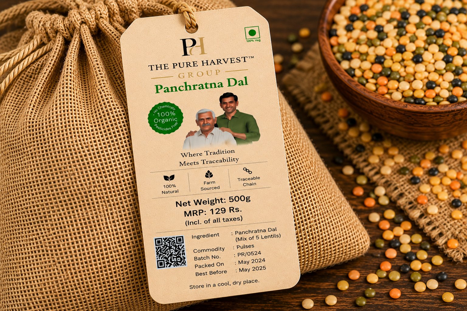 ORGANIC PANCHRATNA DAL