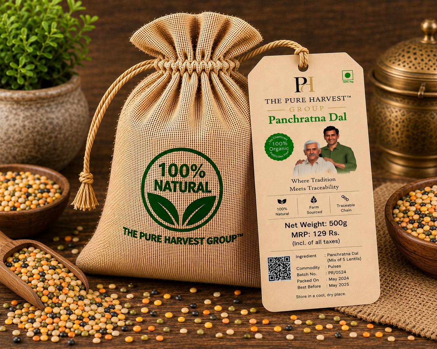ORGANIC PANCHRATNA DAL