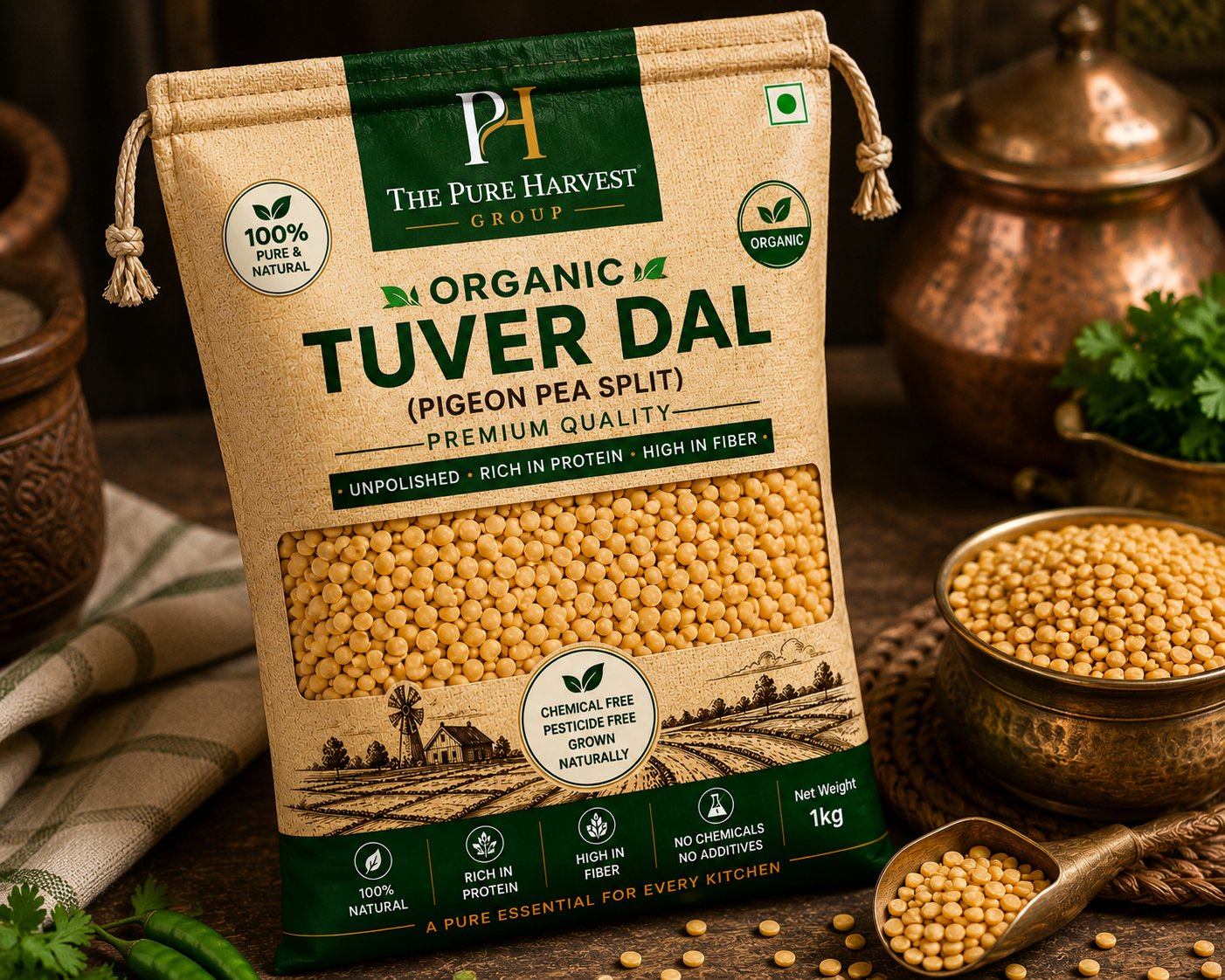 ORGANIC TUVER DAL