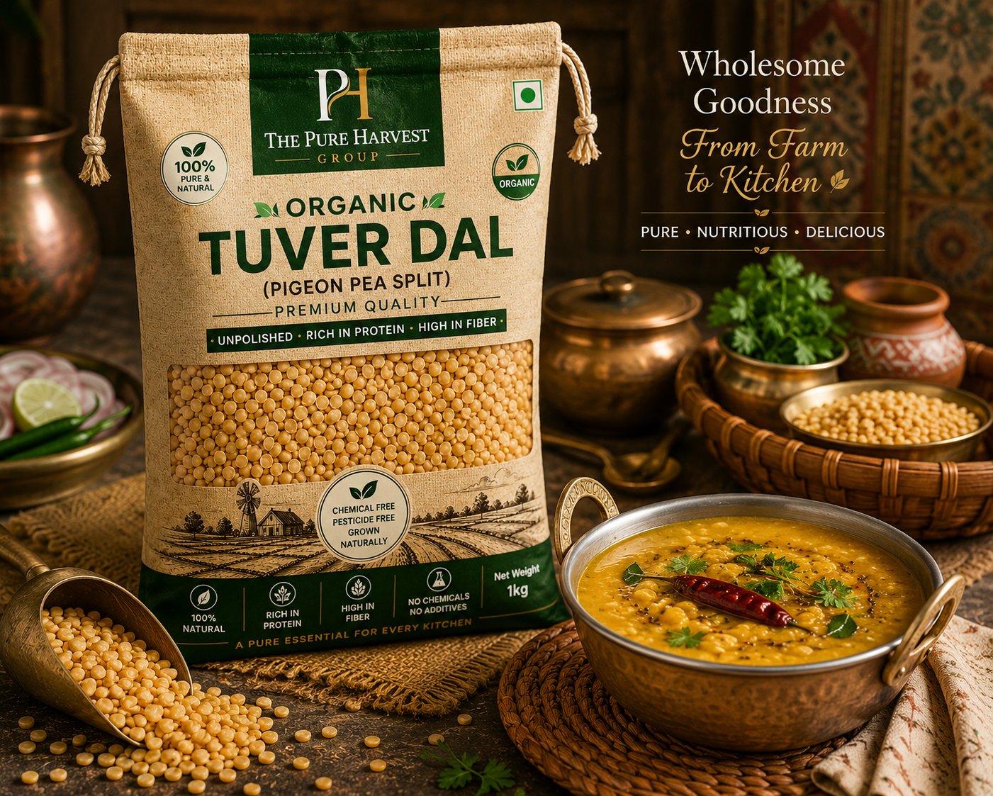 ORGANIC TUVER DAL