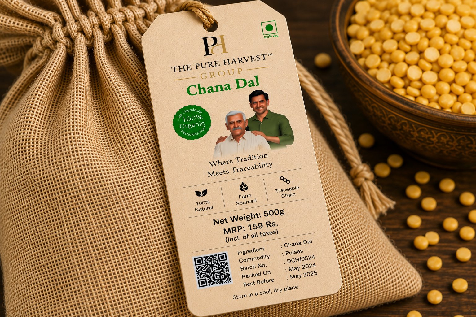 ORGANIC TUVER DAL