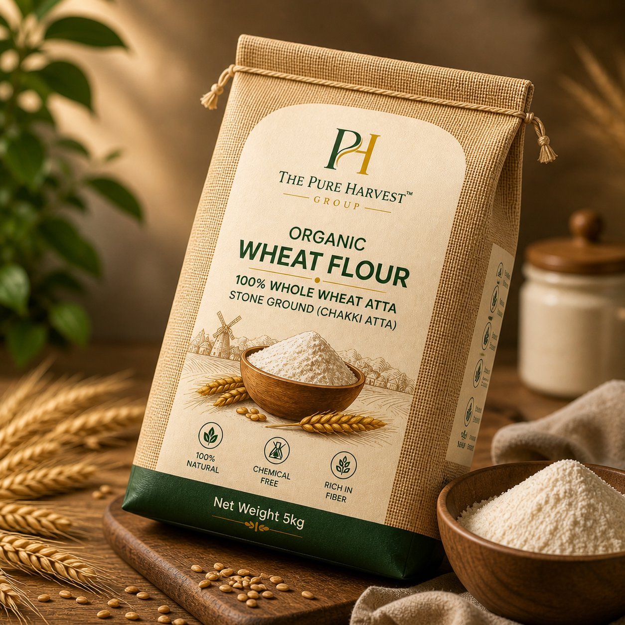 ORGANIC WHEAT FLOUR (ATTA)