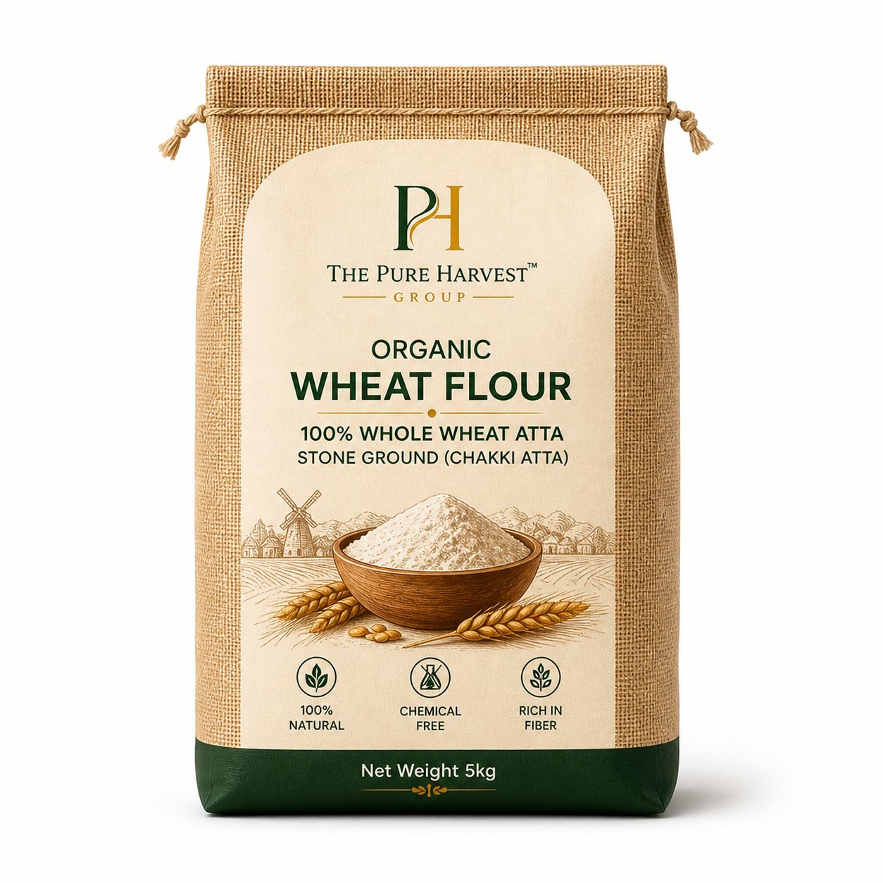 ORGANIC WHEAT FLOUR (ATTA)